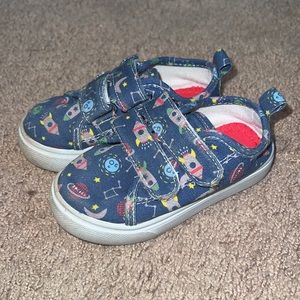 Outer Space tennis shoes toddler boy 7